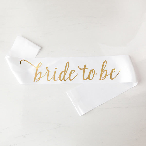 bachelorette party sash, bride to be sash