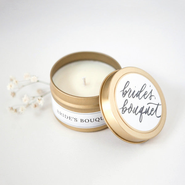Bride's Bouquet Scented Travel Candle