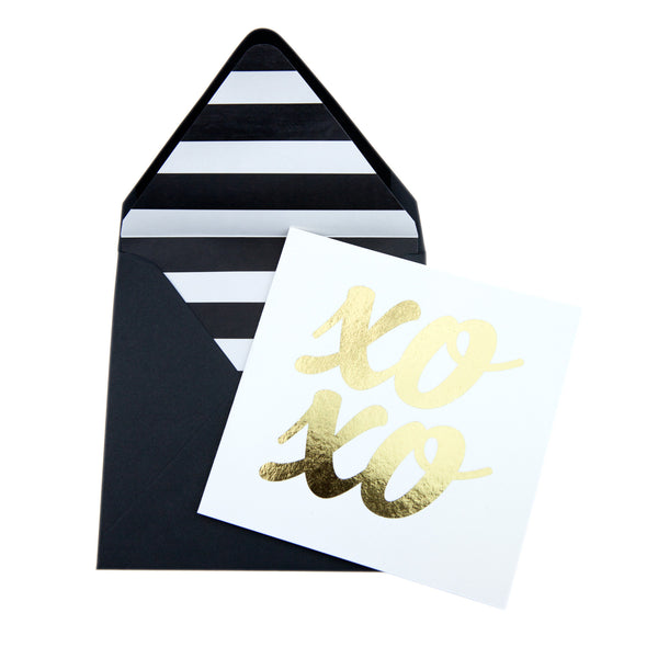 xoxo greeting card