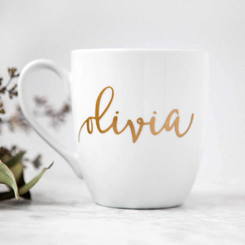 personalized coffee mugs, bridesmaid mugs, gifts for her
