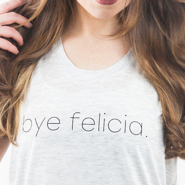 bye felicia slouchy tee