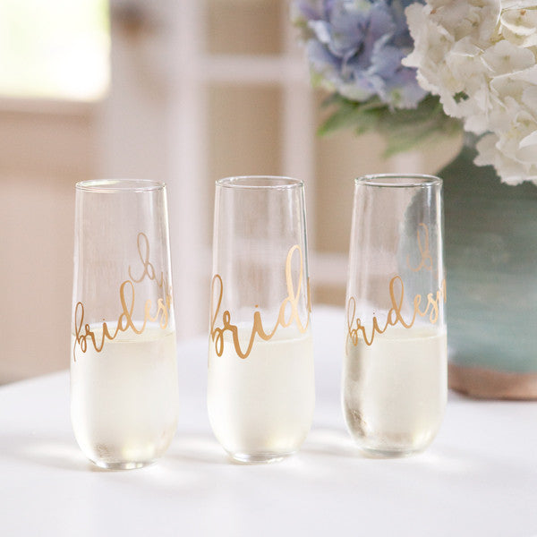 Bridal Party Champagne Flutes