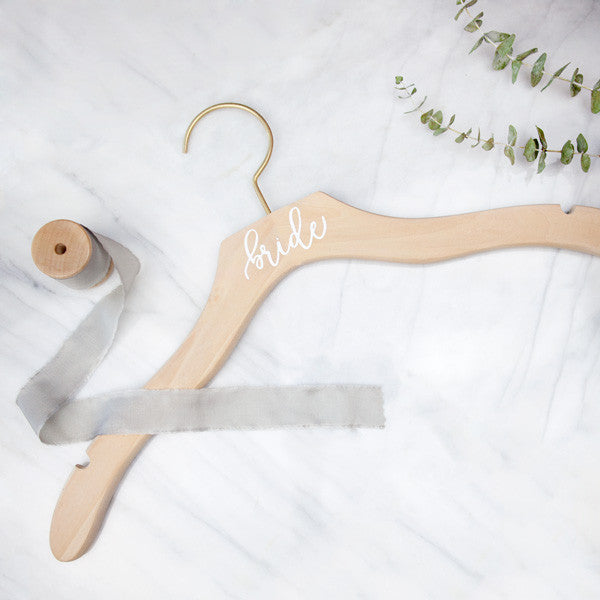 Customized Bride Hanger, Wedding Dress hanger, bridal shower gifts