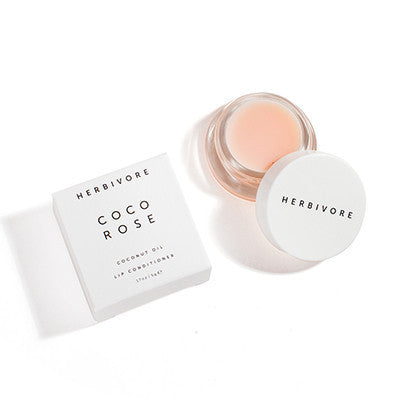 Herbivore Coco Rose Lip Conditioner, Lip Tint, Natural Makeup