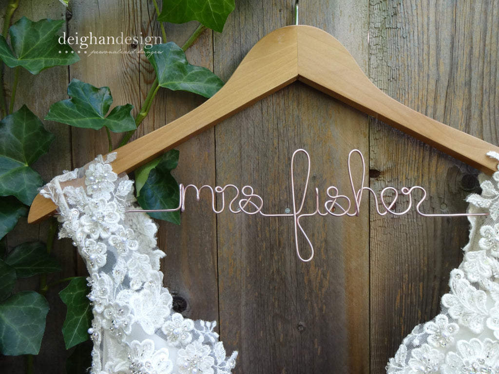 Personalized Wedding Hangers