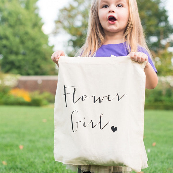 Flower Girl Tote Bag