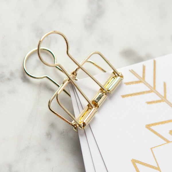 Gold Binder Clips