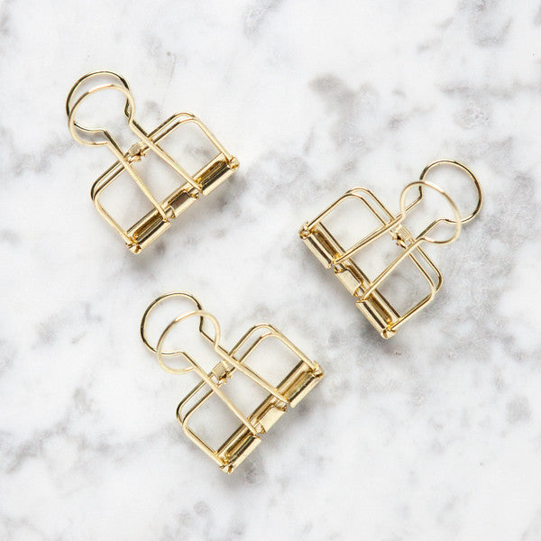 Gold Binder Clips