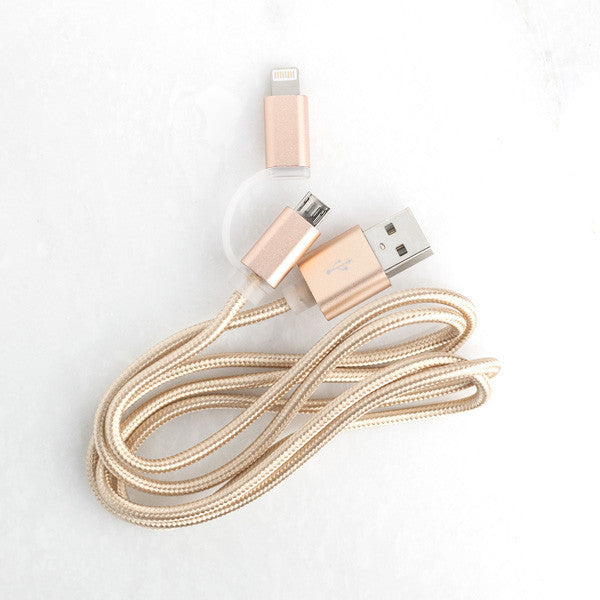 Gold USB Cable charger