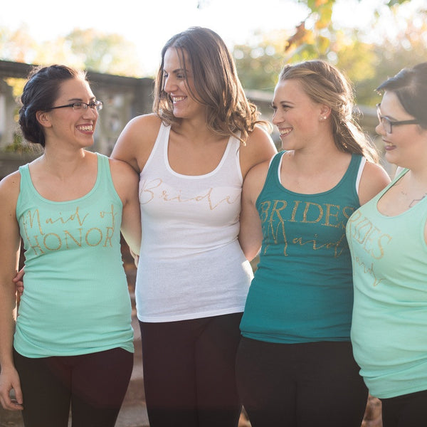 Bridesmaid Tank Tops, bachelorette party shirts