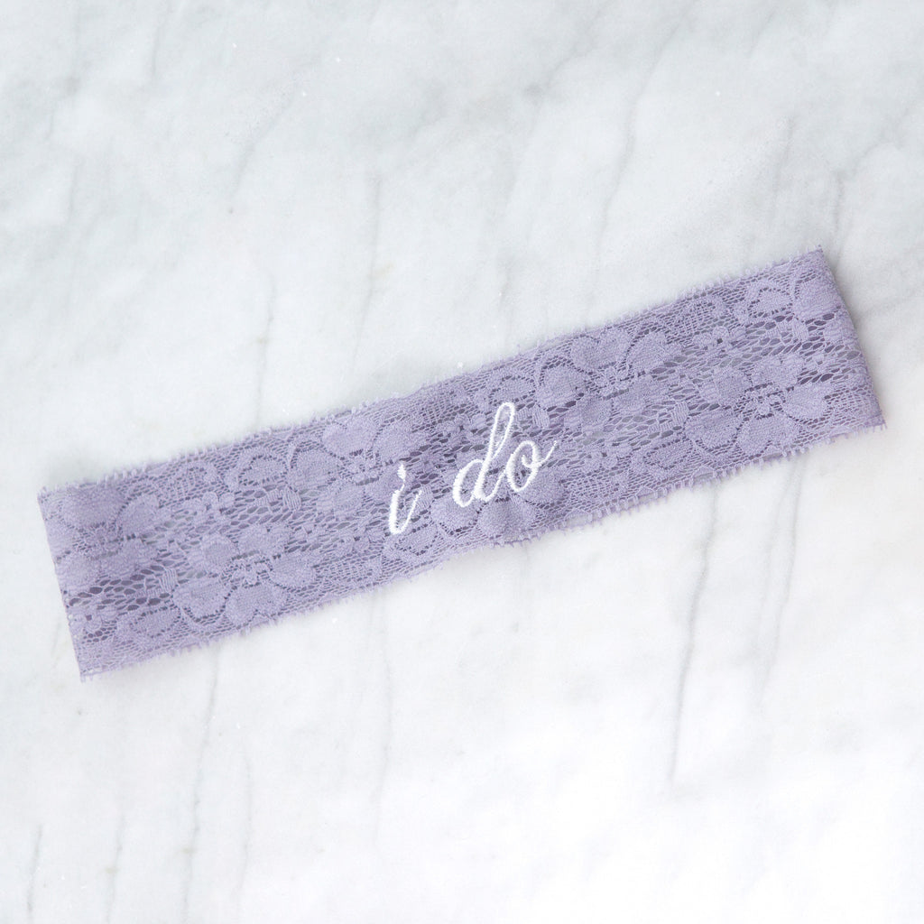 personalized stretch lace wedding garter