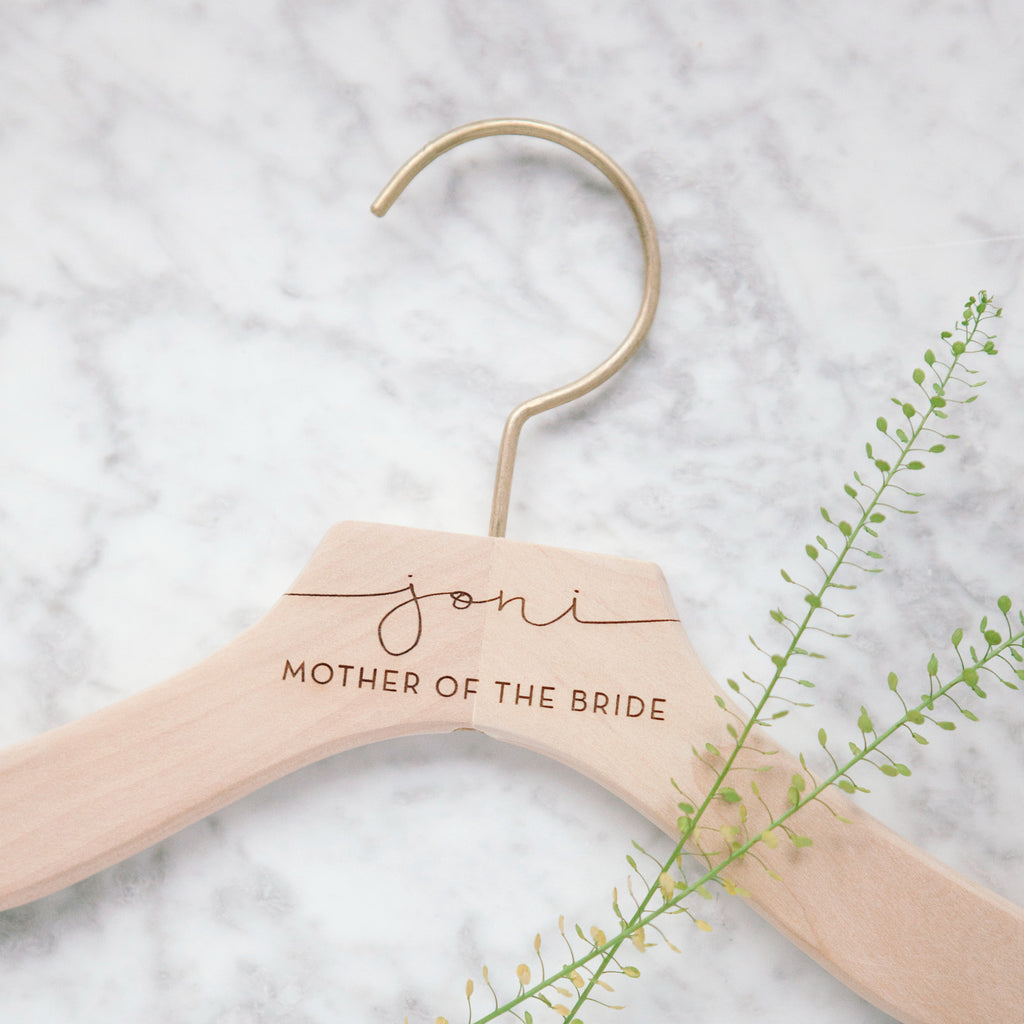 Engraved Bridal Party Hangers