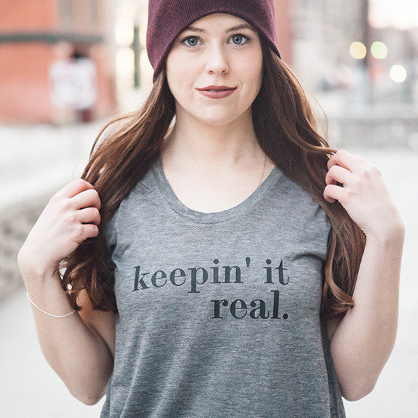 keepin' it real tee