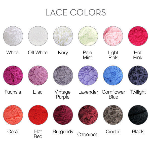 Personalized Lace Garter