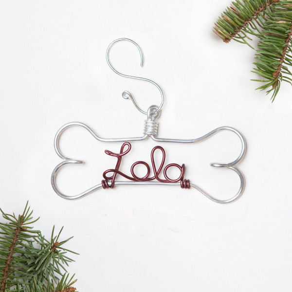 Foxblossom Co. Personalized Dog Ornament