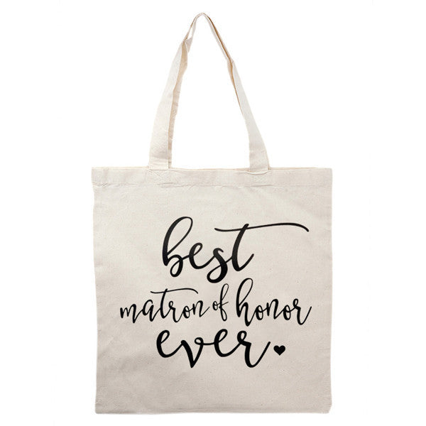 best matron of honor gifts, wedding tote bag