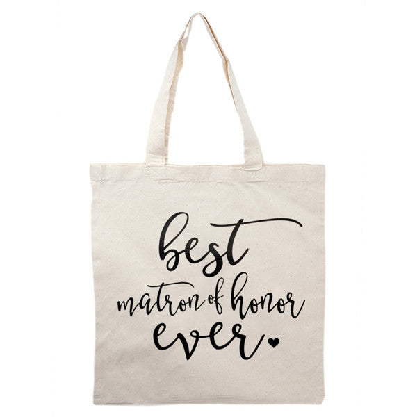 best matron of honor gifts, wedding tote bag