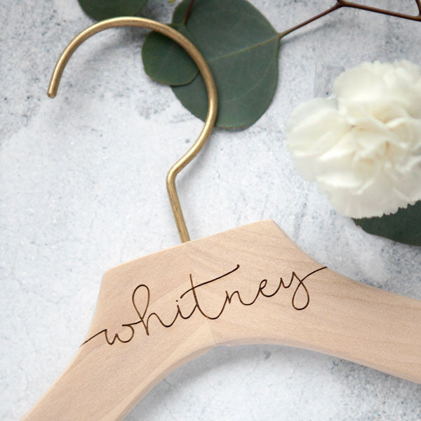 engraved bridesmaid hanger, personalized bridesmaid gifts