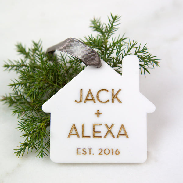 Personalized New Home Ornament