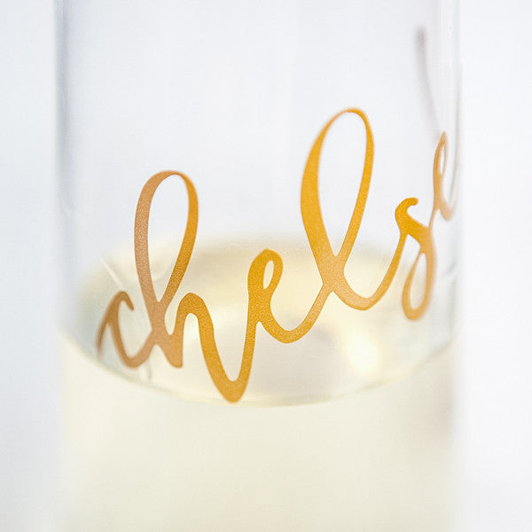 personalized champagne flutes