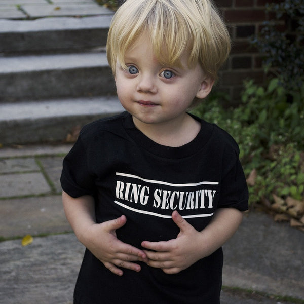 Ring Security ring bearer tee shirt
