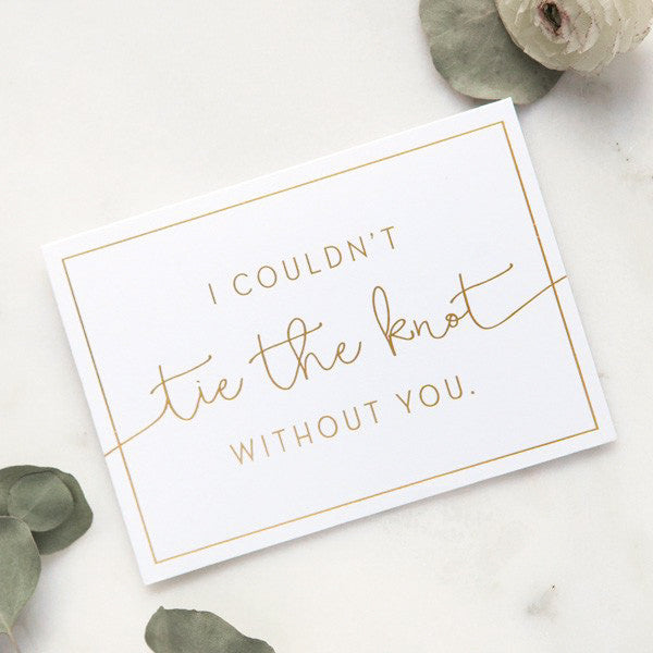 Will you be my bridesmaid card