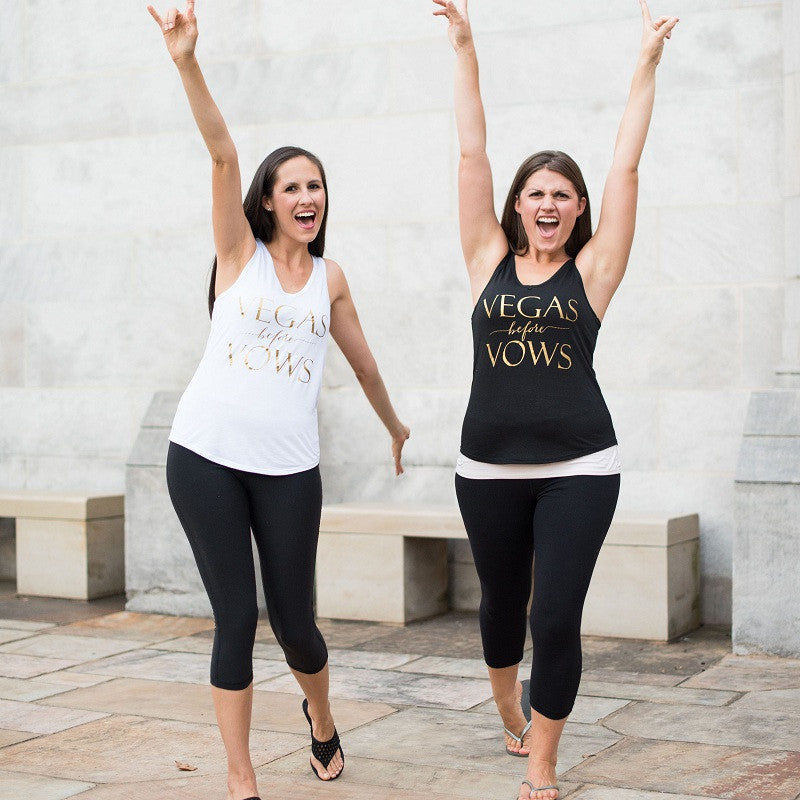 bachelorette tank tops, bridesmaid tank tops, vegas before vows
