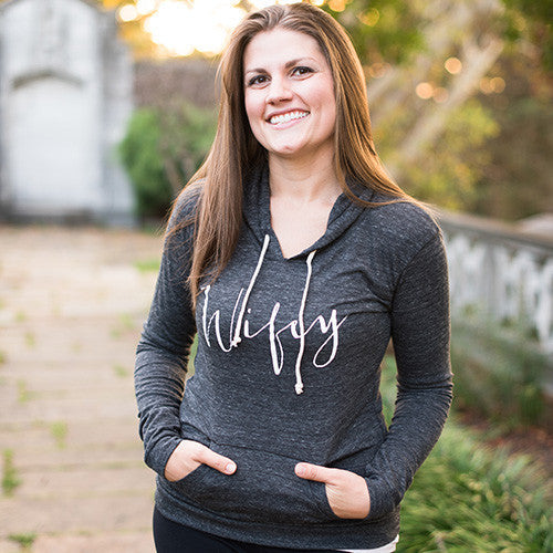 gray wifey hoodie, bridal hoodie, honeymoon clothing