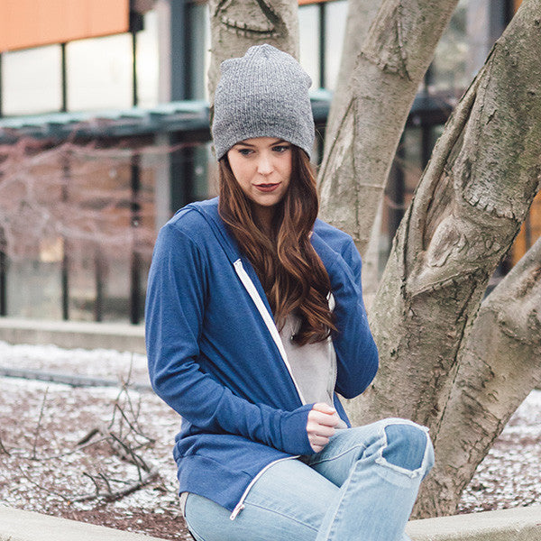 lightweight zip-up hoodie
